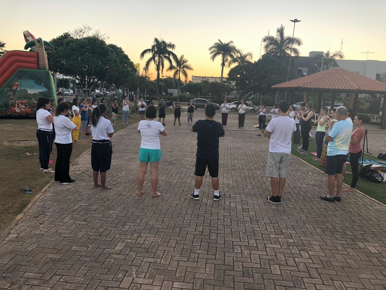 Comemoração do dia da Yoga
