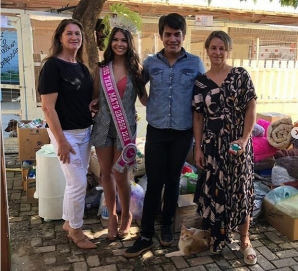 Candidatas de Miss Teen fizeram uma das maiores doações para Apams em Sinop