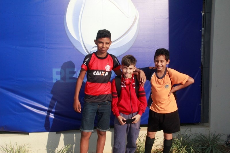 Começaram os jogos da 1ª Copinha Escola Flamengo