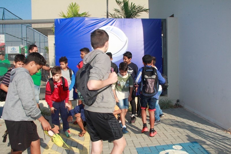 Começaram os jogos da 1ª Copinha Escola Flamengo