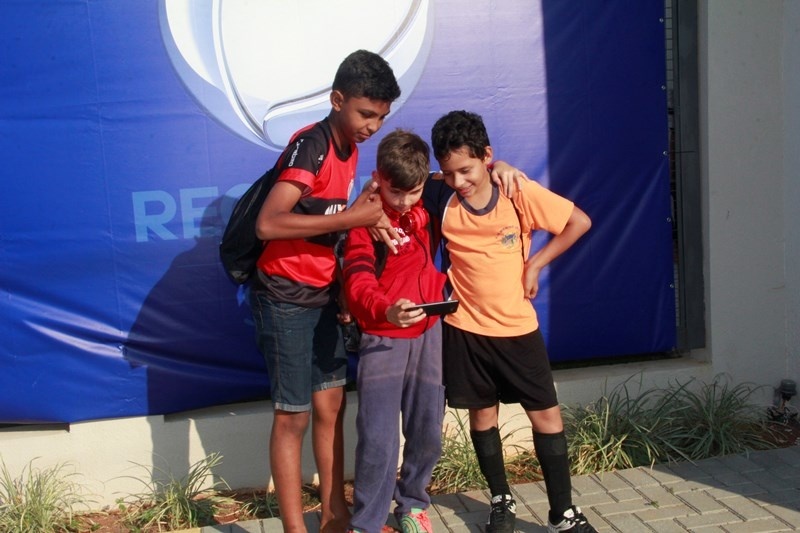 Começaram os jogos da 1ª Copinha Escola Flamengo