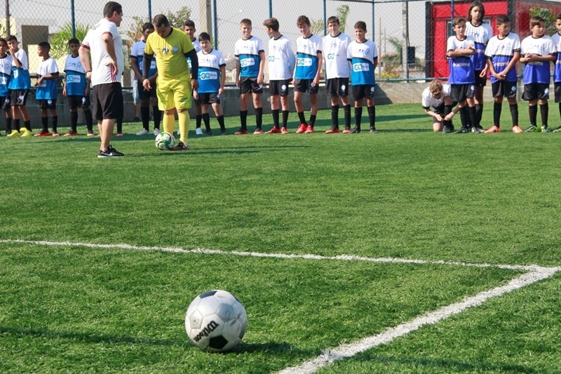 Começaram os jogos da 1ª Copinha Escola Flamengo