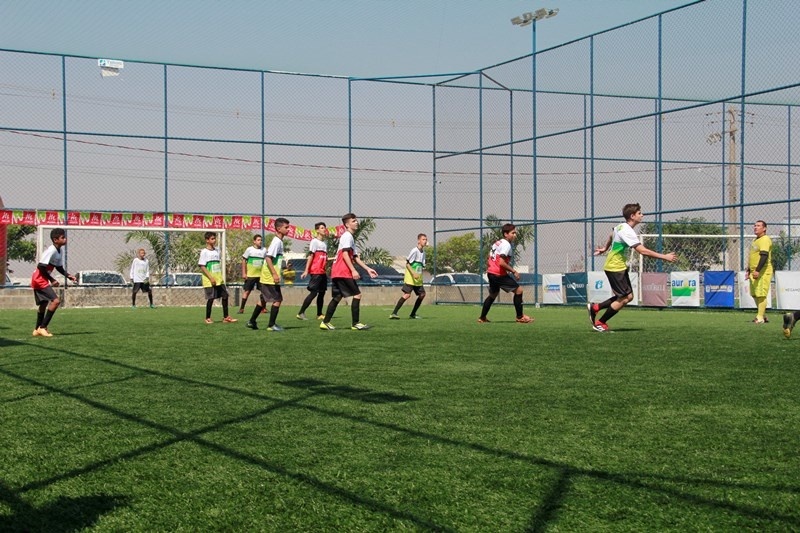 Começaram os jogos da 1ª Copinha Escola Flamengo