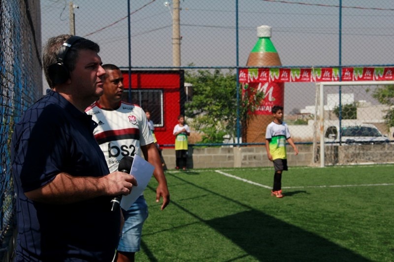 Começaram os jogos da 1ª Copinha Escola Flamengo