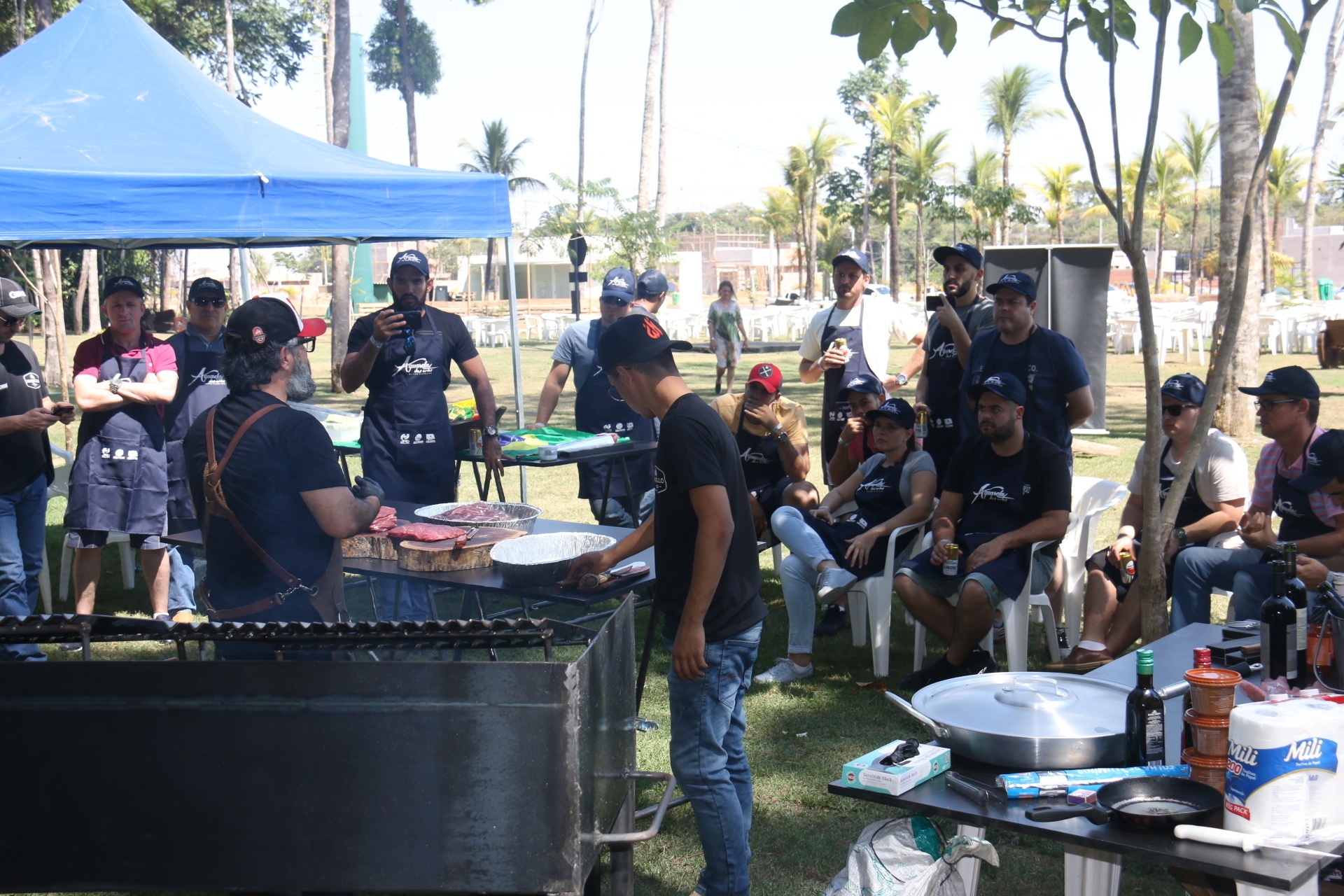 Churrasco no parque