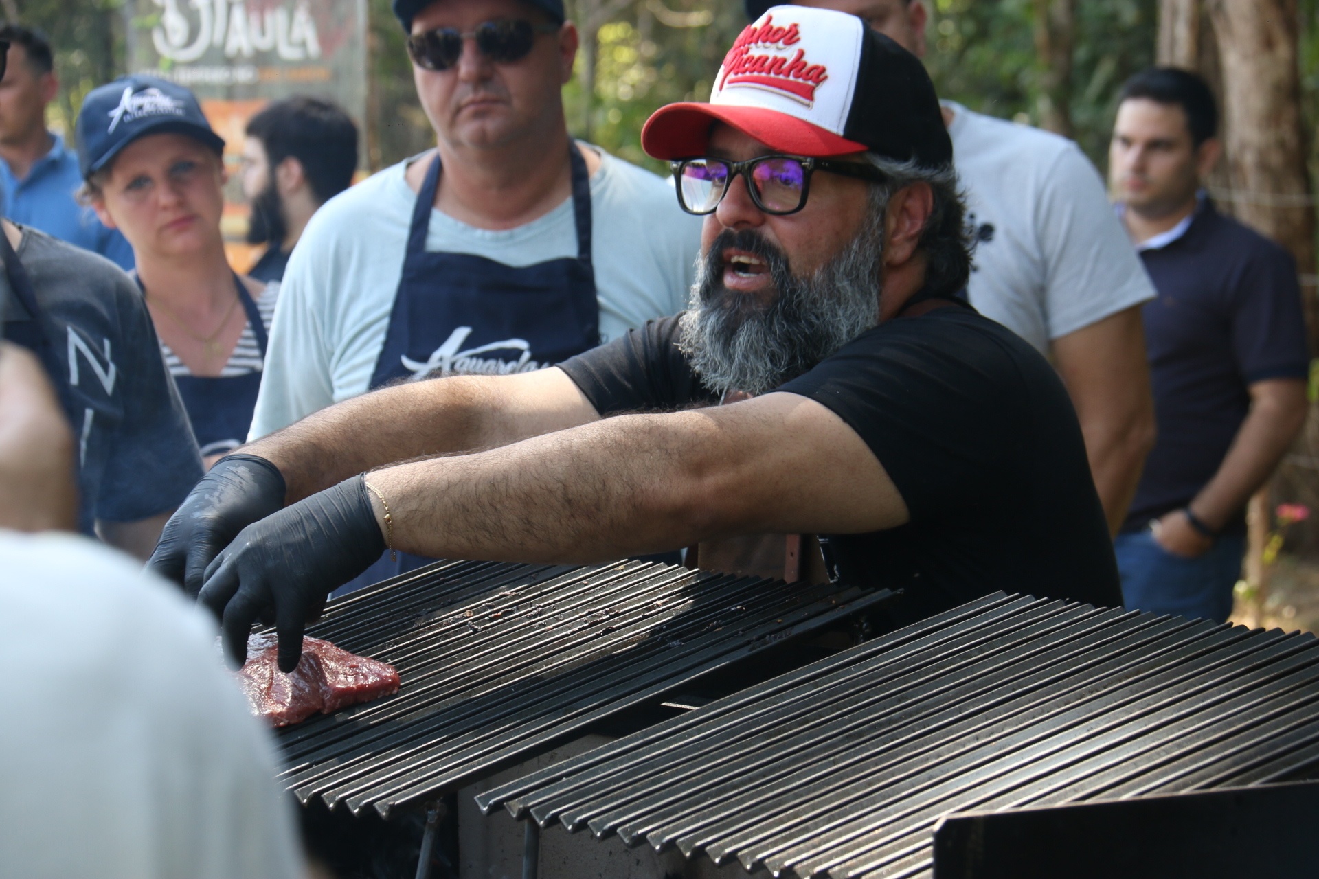 Churrasco no parque