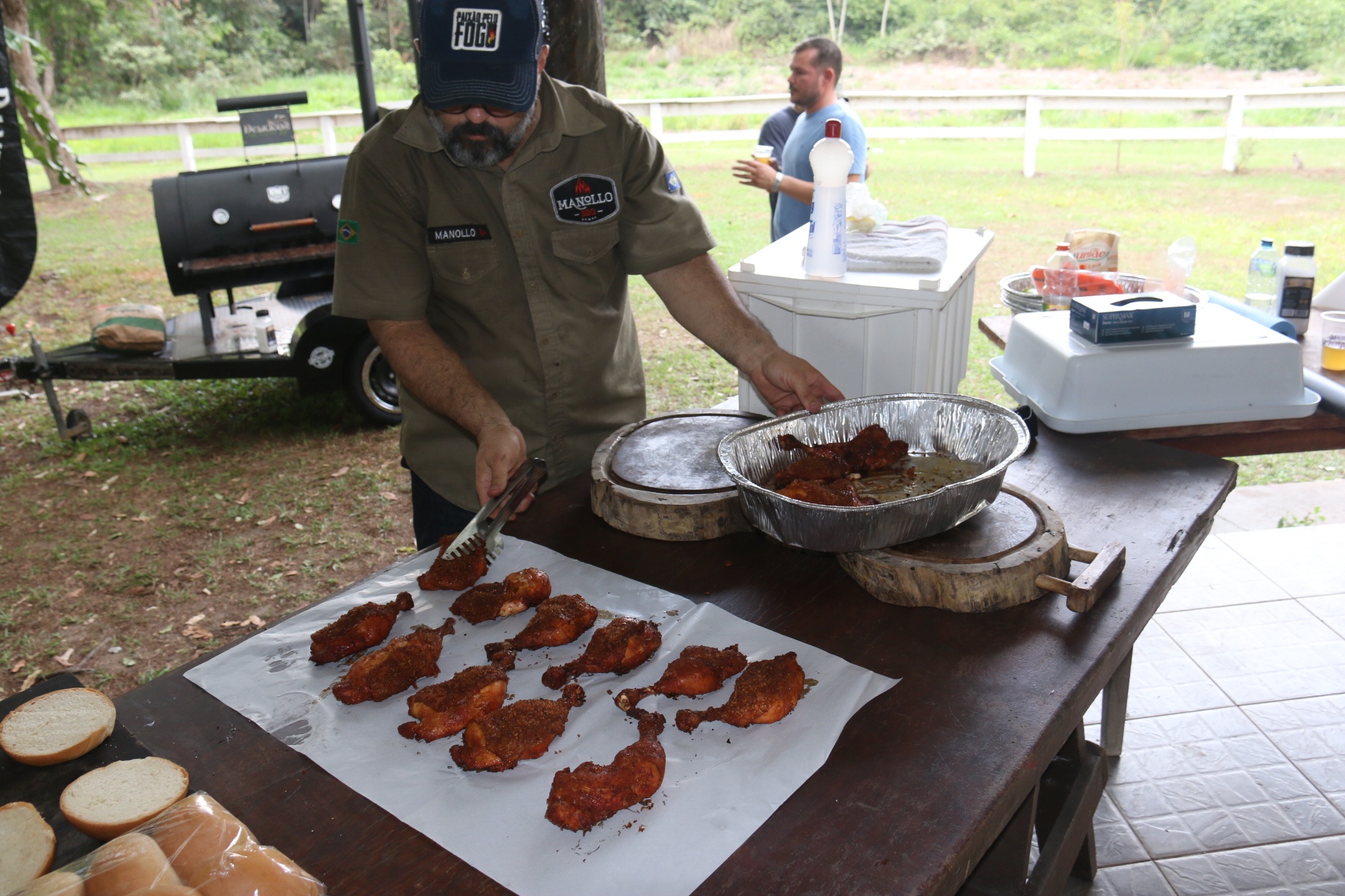 Dia de churrasco ao estilo americano