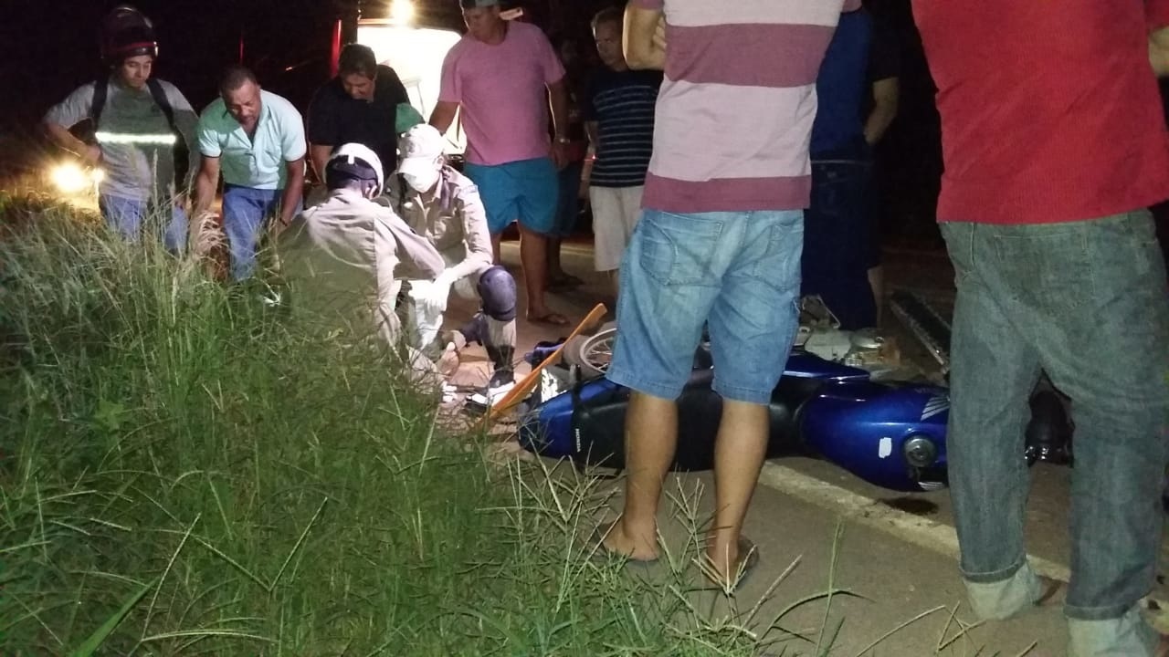 Homem é atropelado por motociclista em alta velocidade em Sinop