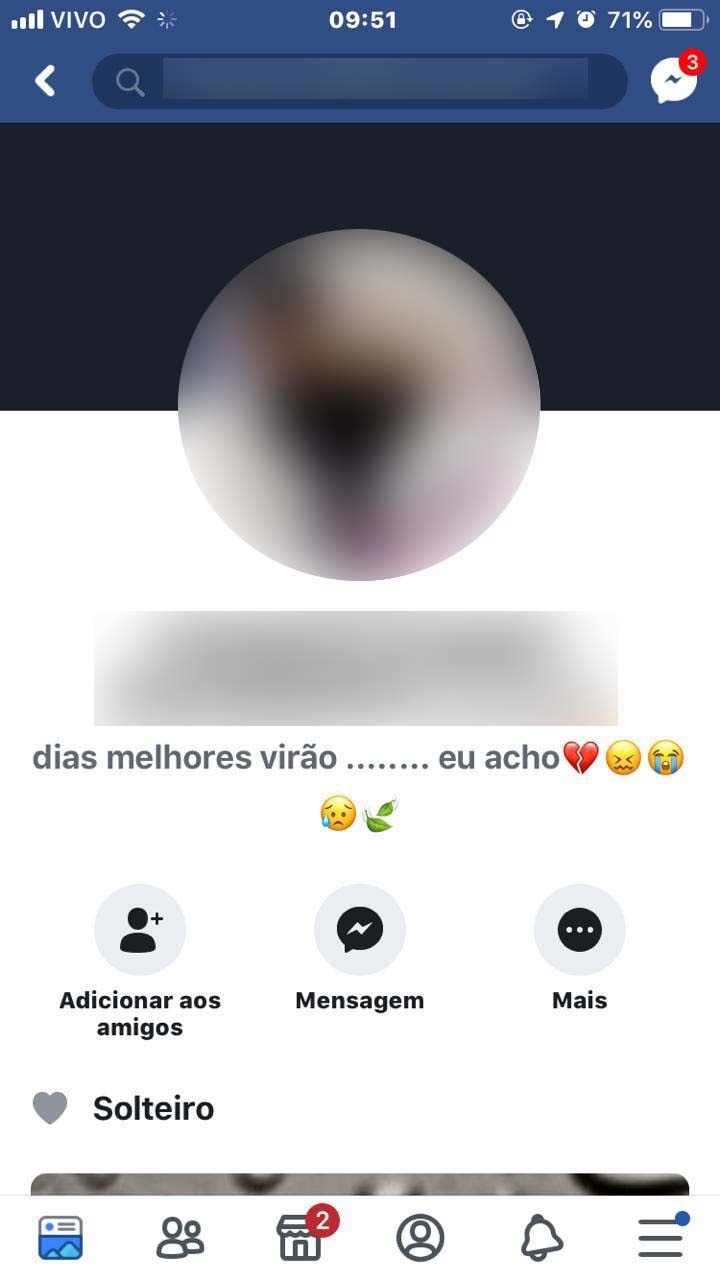 Jovem que tentou suicídio durante gravação, volta para casa