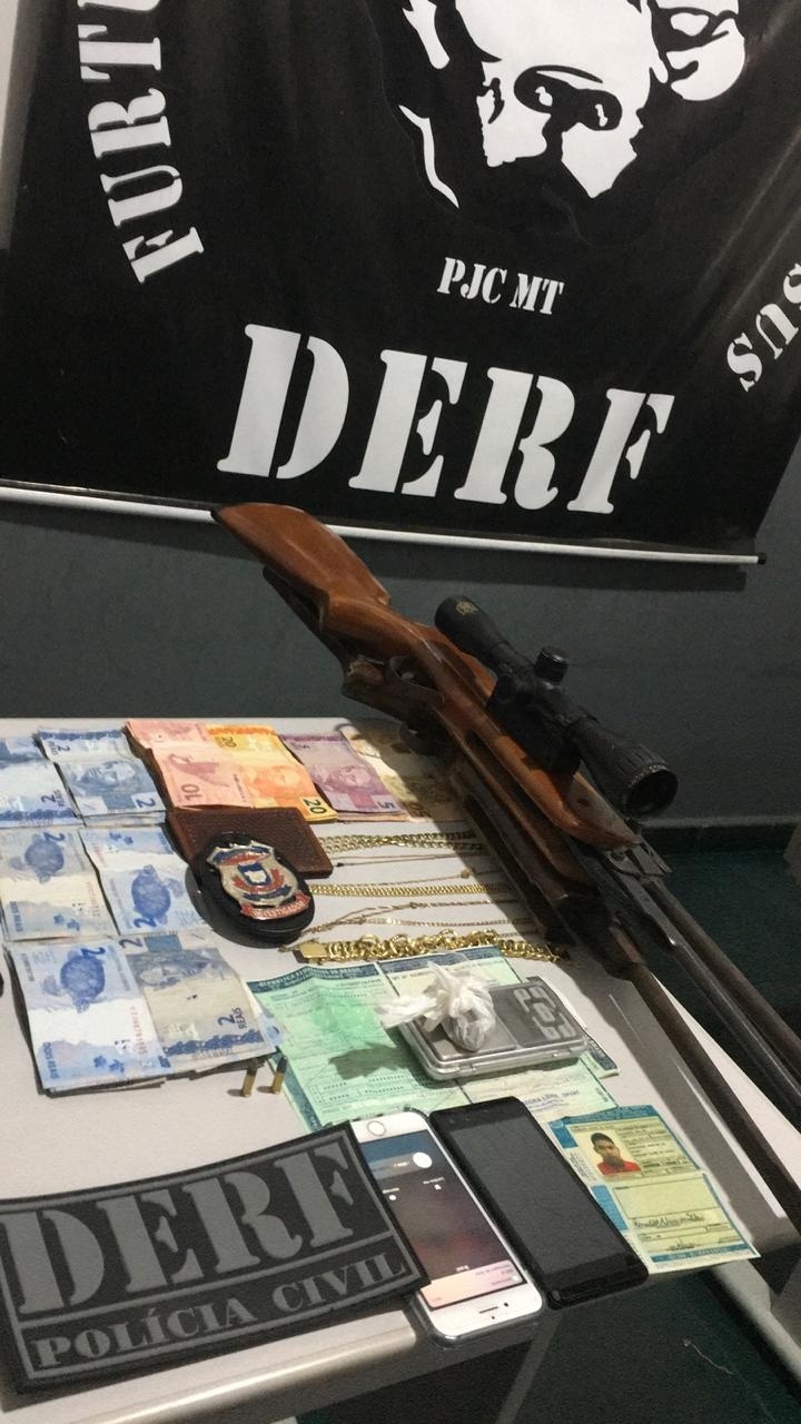 Homem é preso com drogas e armas em Sinop