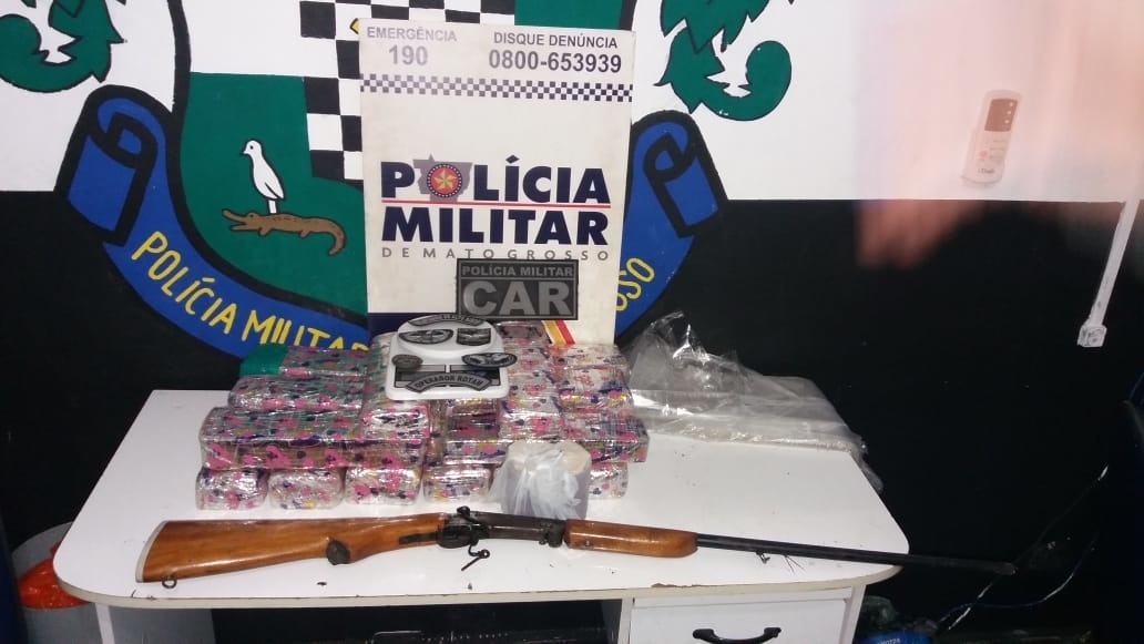 Seis pessoas são detidas suspeitas de tráfico de drogas após denúncia em Sinop