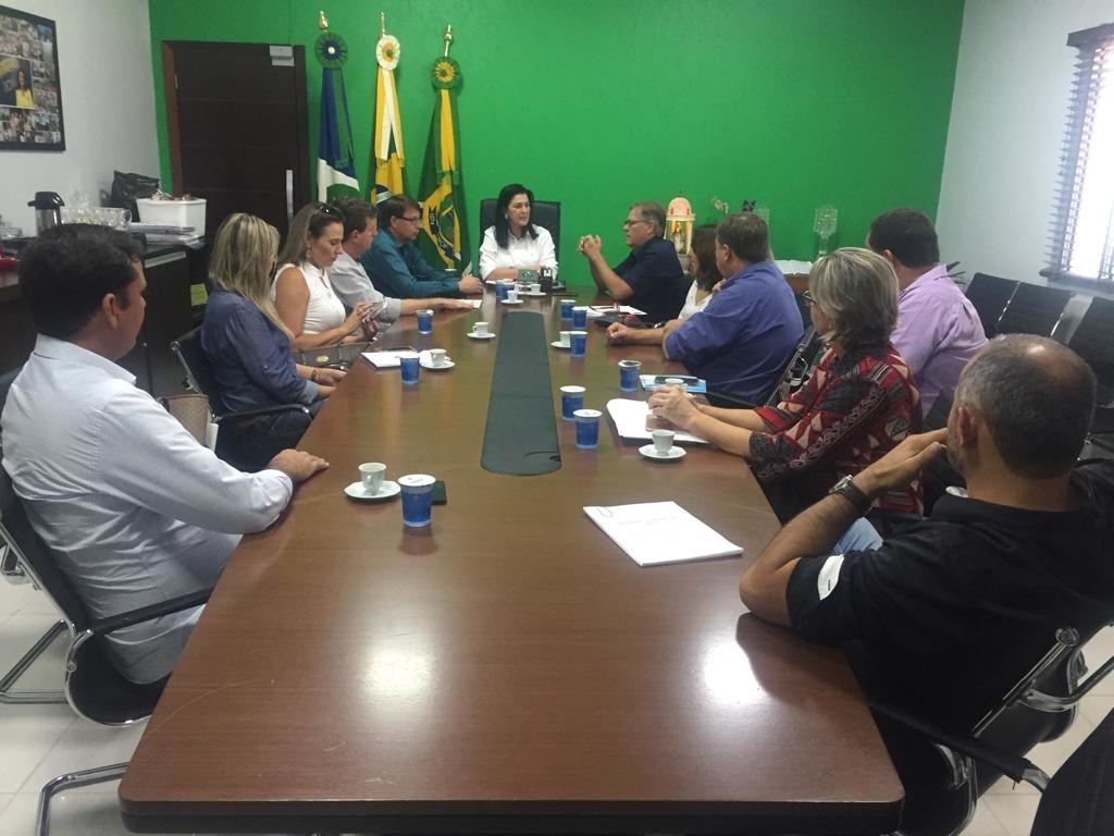 Rosana Martinelli recebe prefeitos da região e próximo secretário de Saúde do Estado