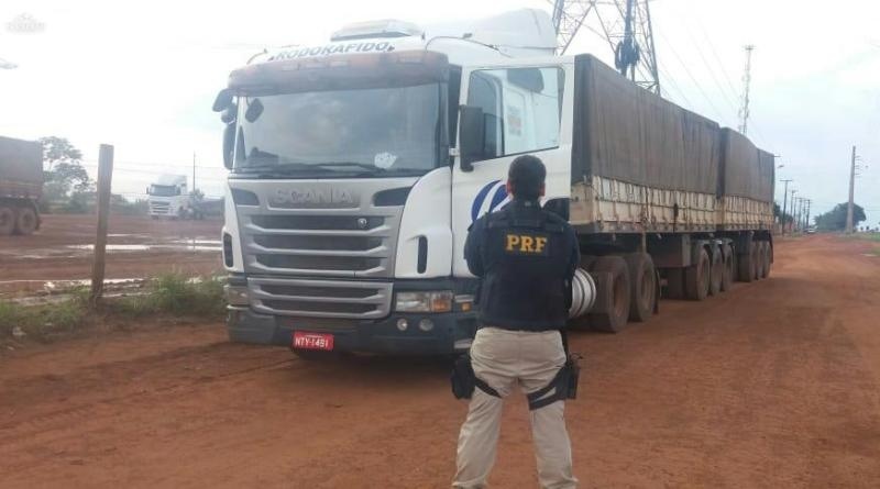 Bitrem roubado é recuperado pela PRF em Sinop