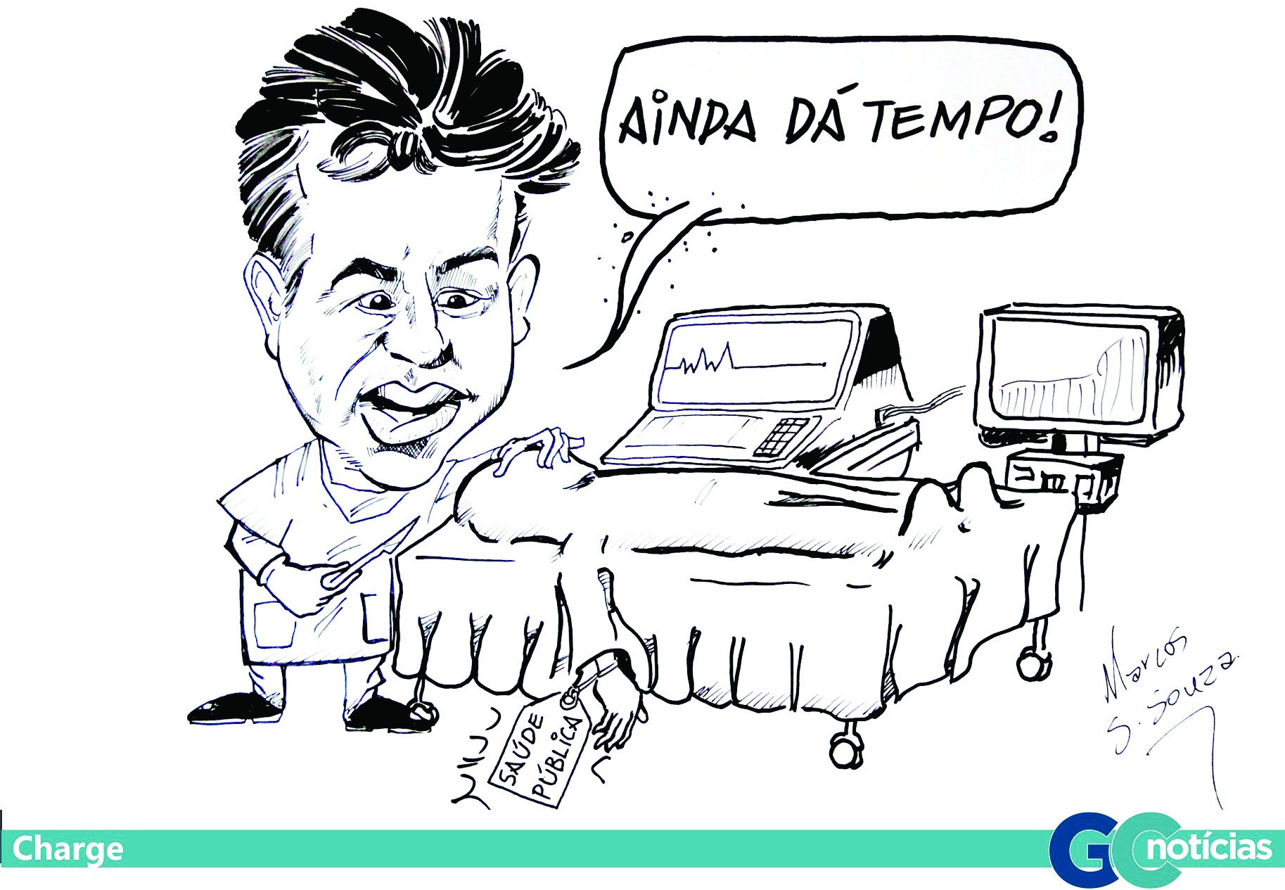 O novo governador e seu bisturi