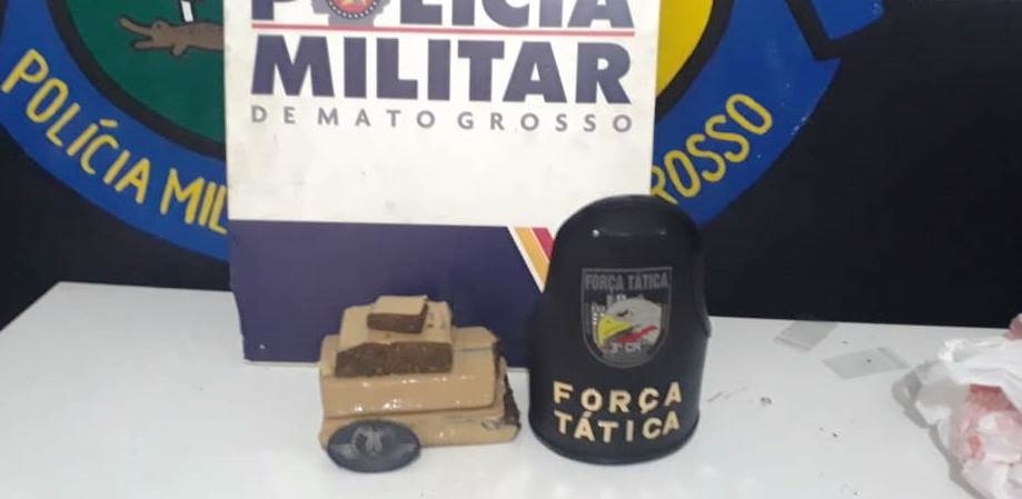 Jovem é preso com 700 gramas de maconha na rodoviária de Sinop