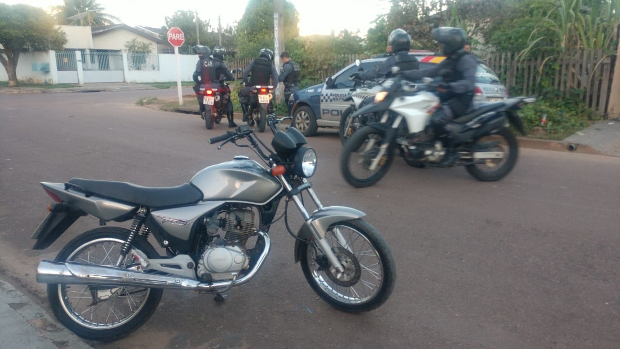 Adolescente de 14 anos é visto pilotando moto roubada em Sinop