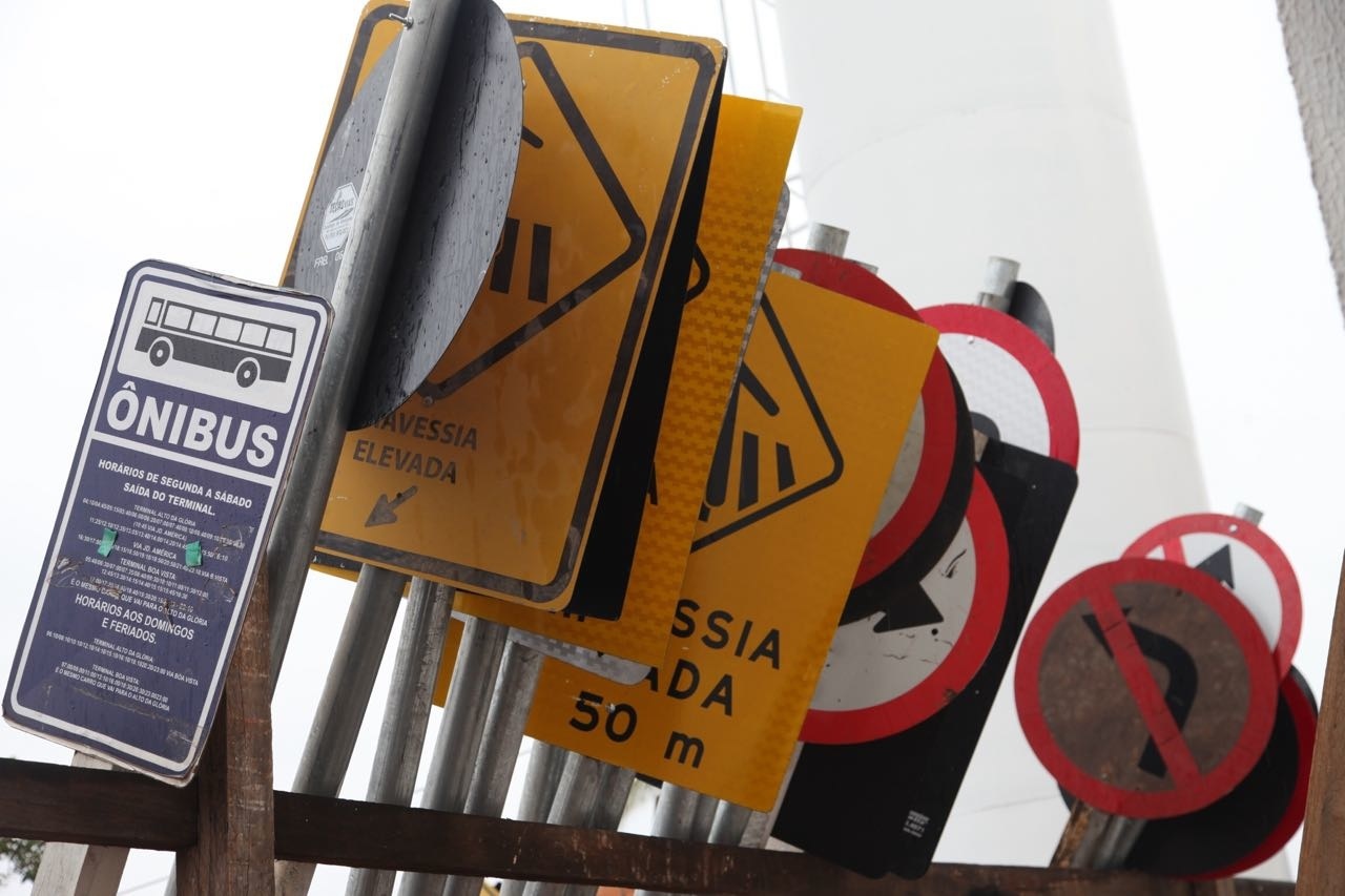 Secretaria recupera quase 2 mil placas de trânsito em dois anos em Sinop