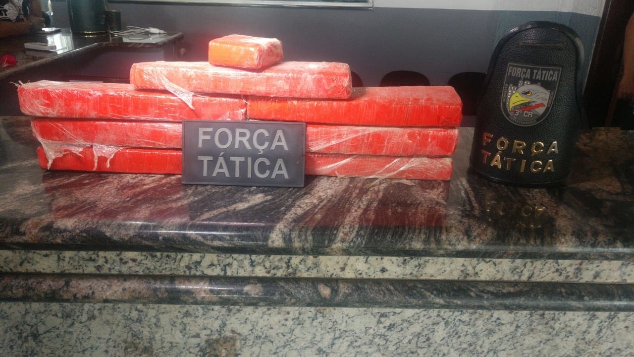 Irmãos são presos com tabletes de maconha em Sinop