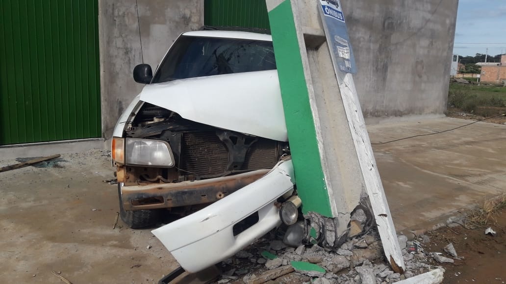 Após acidente de trânsito, objetos do carro é roubado em Sinop