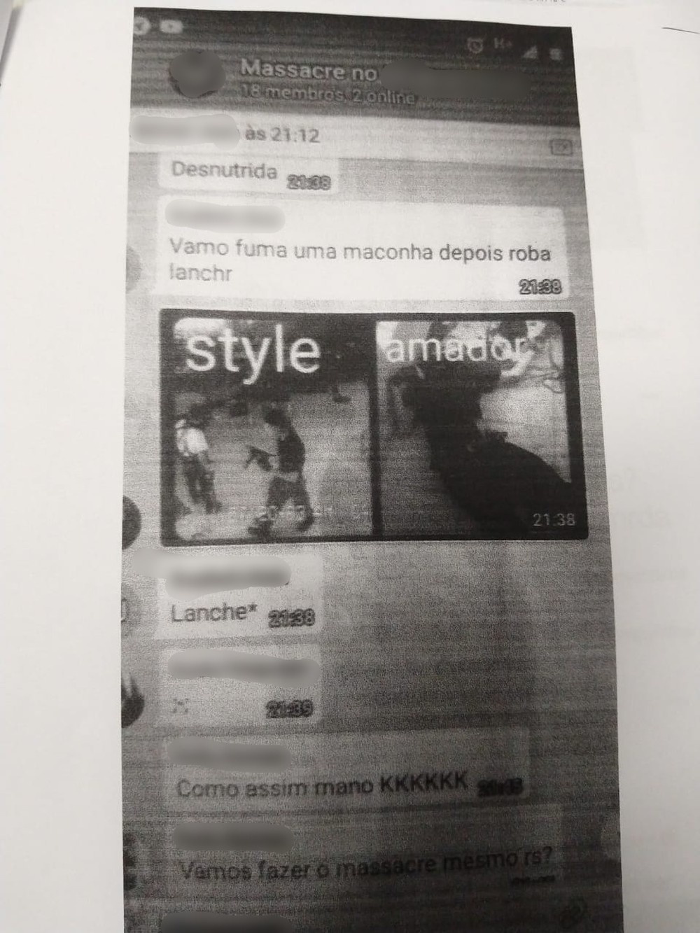 Adolescentes montam grupo em rede social e ameaçam realizar