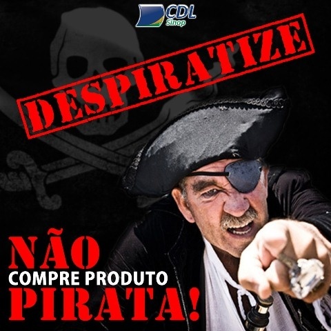 CDL Sinop lança campanha de combate à pirataria