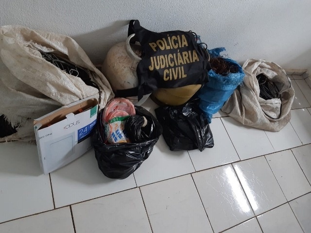 Polícia Civil prende receptador de fios de cobre e botijões de gás em Sorriso