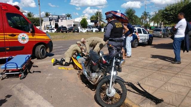 Em 30 minutos, dois acidentes com vítimas são registrados