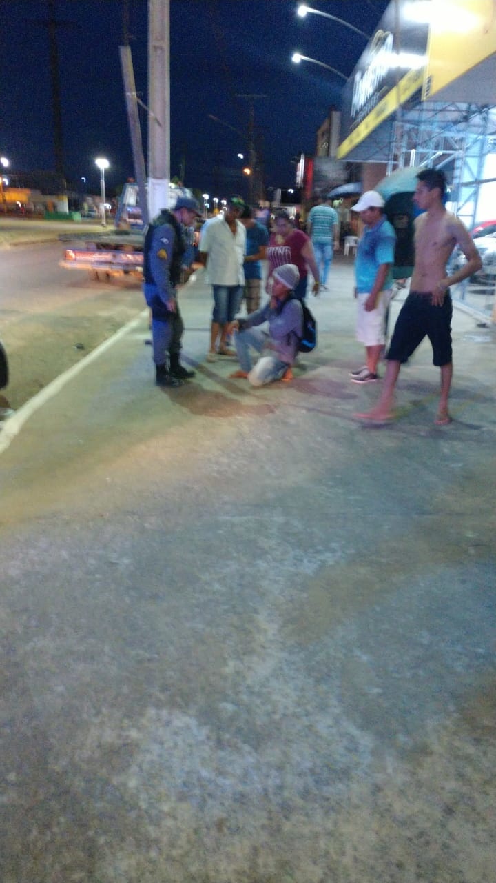 Homem é golpeado com faca em Sinop