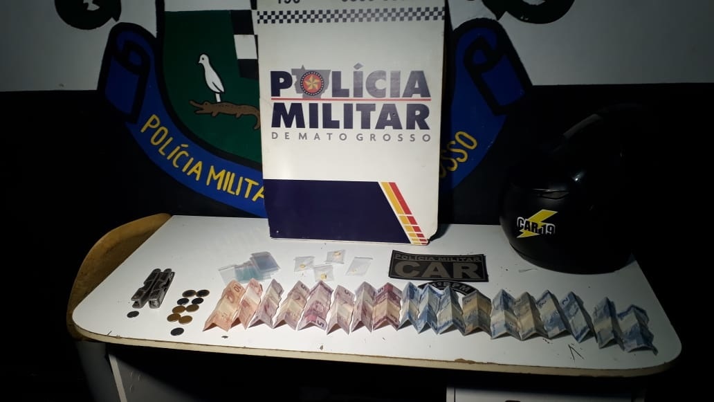 Casal com crianças é preso vendendo drogas na área central de Sinop