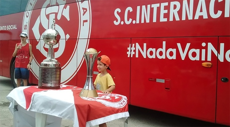 Caravana do Inter com taças e ídolos vai passar em Sinop