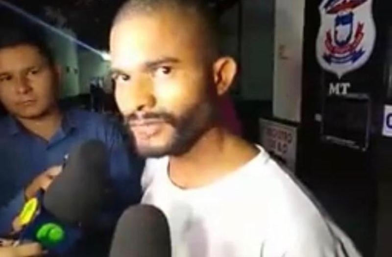 Homem que matou e arrancou coração da tia, tenta enforcar detento em Sinop