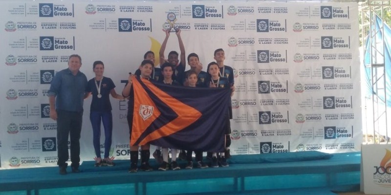 Vôlei de Sinop é prata em fase estadual dos Jogos Escolares da Juventude