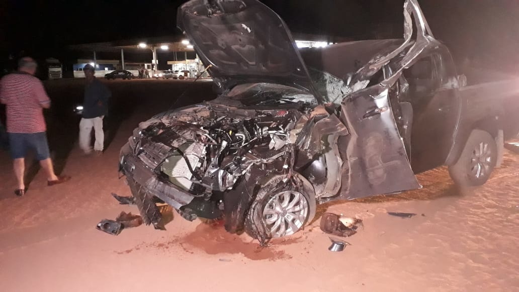 Motorista fica em estado grave após bater em traseira de carreta na BR-163