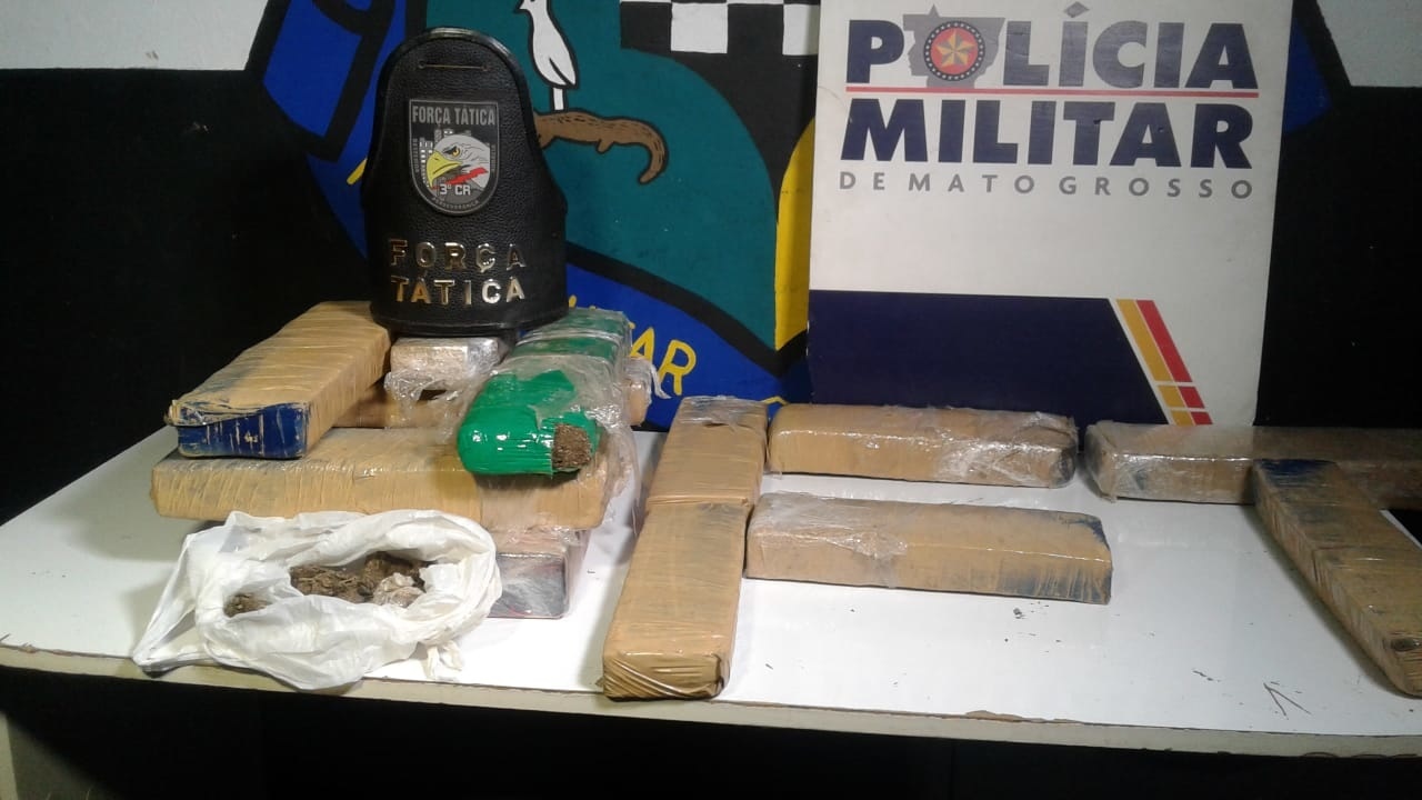 Adolescente é flagrada com 13 tabletes de maconha na rodoviária de Sinop