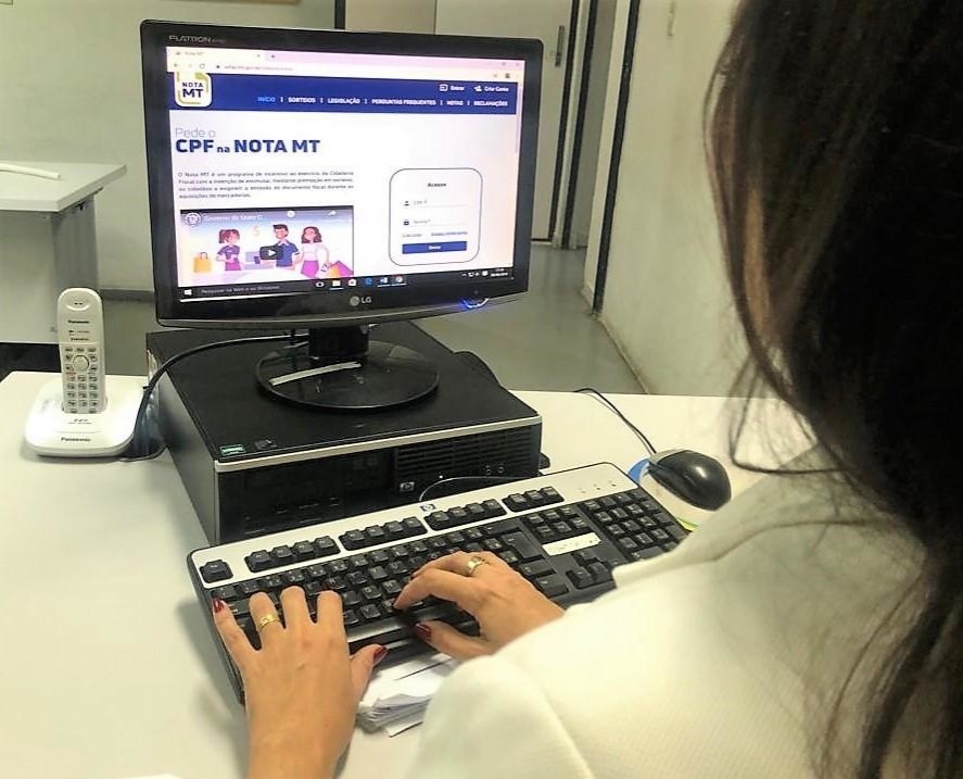 Cidadão pode fazer simulação de sorteio da Nota MT pelo portal do programa