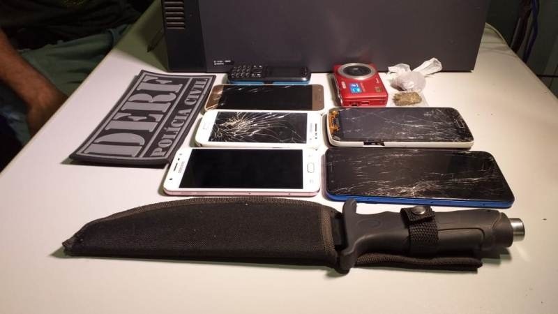 Jovem é preso pela DERF com produtos sem nota fiscal