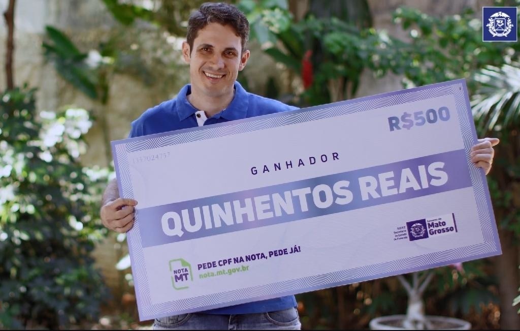 Sefaz deposita prêmios aos ganhadores do primeiro sorteio da Nota MT