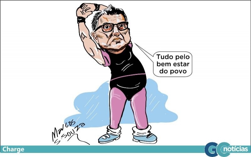 MP suando a camisa