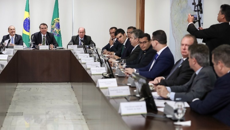 Em reunião com Bolsonaro, governador pede parcerias para combater desmatamentos e comunicação eficiente