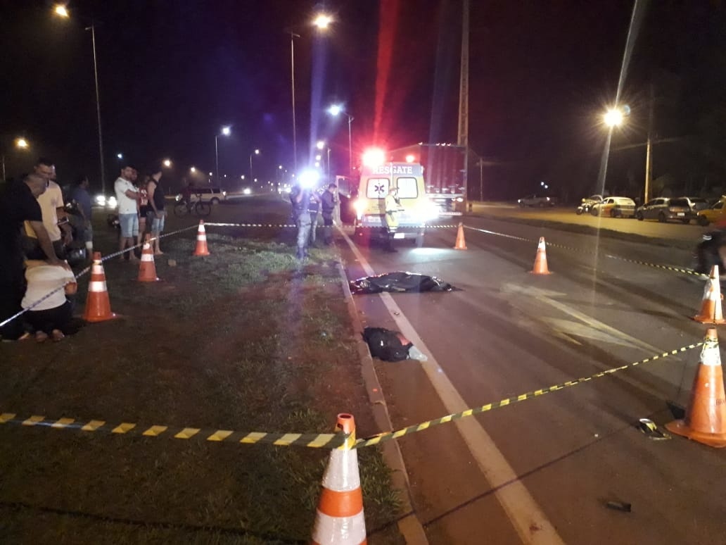 Adolescente morre atropelado ao atravessar BR-163 em Sinop