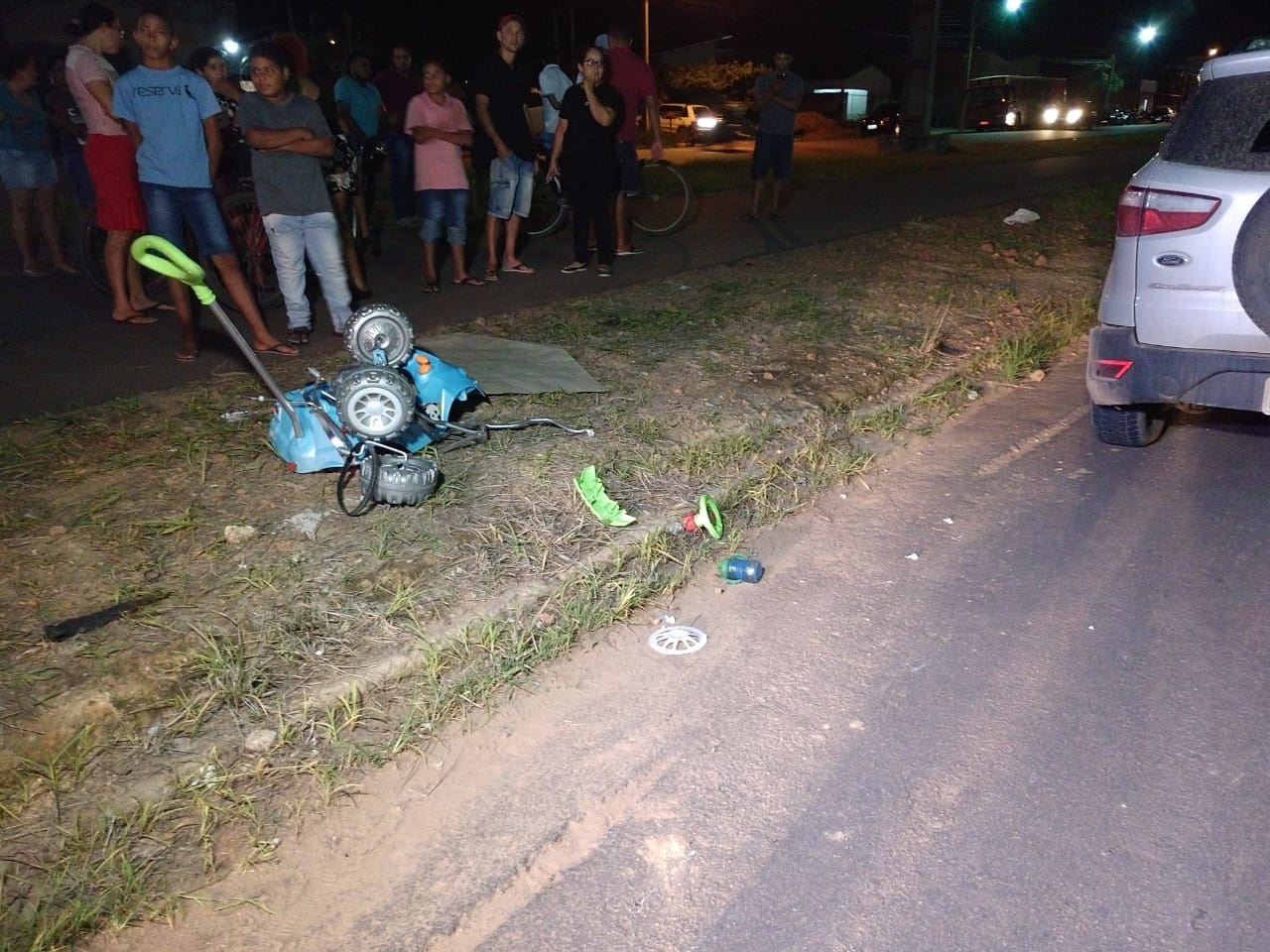 Bebê e tia passam bem após atropelamento em Sinop
