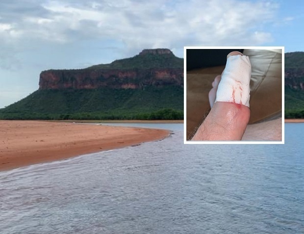 Pecuarista, médico e amigos são atacados por piranhas no Lago do Manso