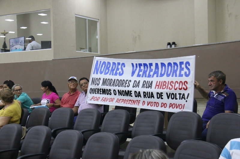 Moradores querem o nome da rua de volta