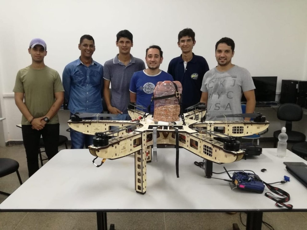 Drone gigante é construído em MT para reflorestar áreas degradadas