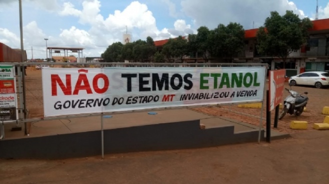 Rede de postos de combustível de MT suspende venda de etanol