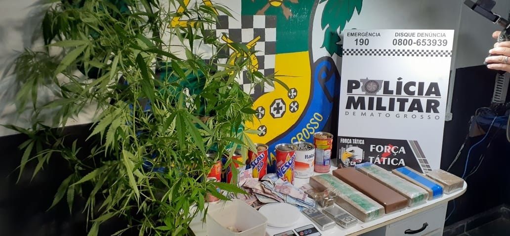 Polícia prende homem com drogas em Sinop