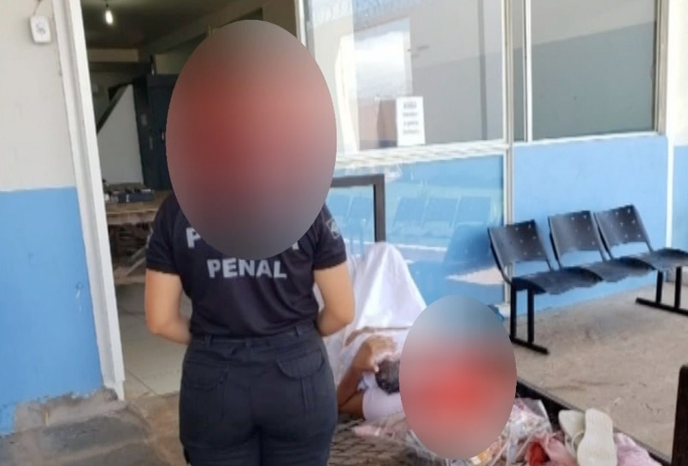 Grávida dá à luz em presídio durante visita a marido em MT