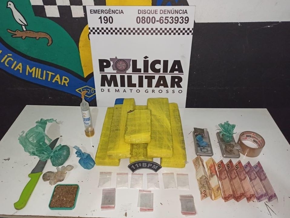 Homem é preso por tráfico de drogas em Sinop