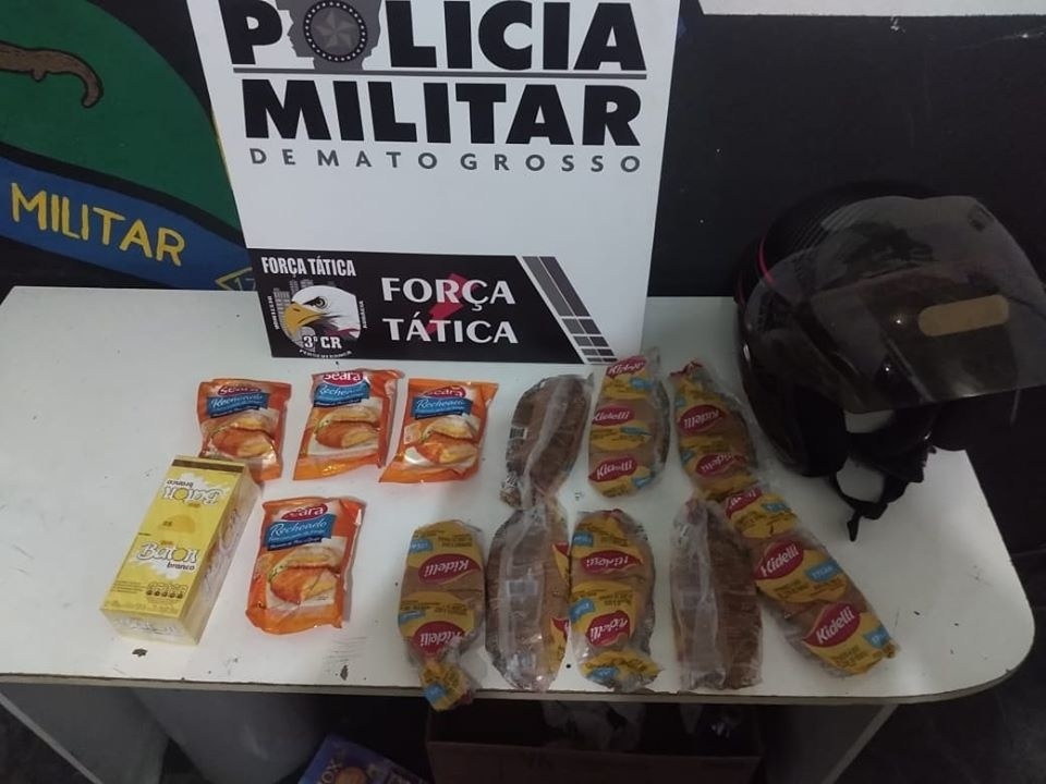 Polícia Militar prende suspeito de cometer furto em mercado