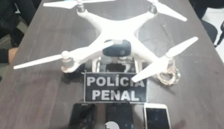 Cinco apreensões de drones e celulares são feitas em menos de uma semana em penitenciária de MT